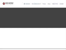 Tablet Screenshot of mein-notruf.de